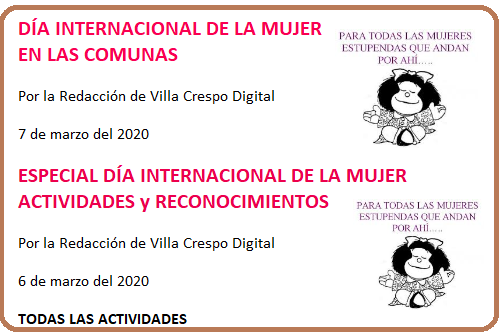 DIA DE LA MUER ACTIVIDADES